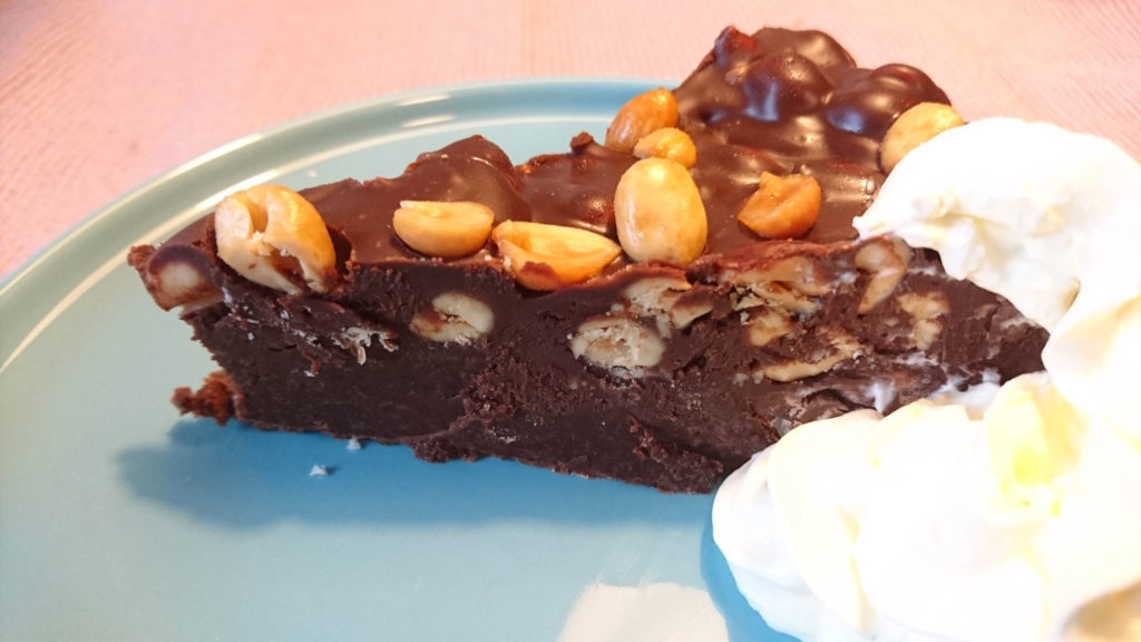 kladdkaka med center och jordnötter kladdkaka med center och jordnötter